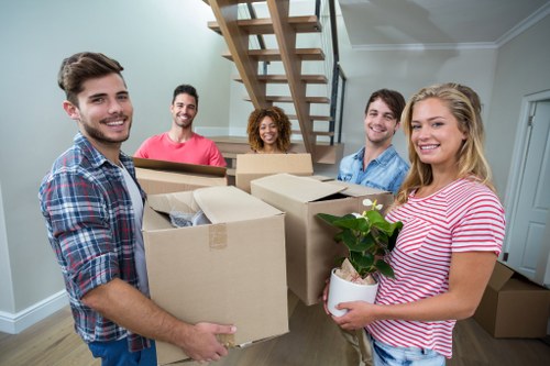 House removalists in Whitecity loading furniture into a moving truck