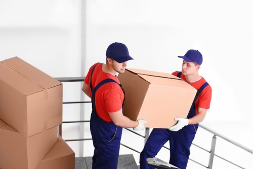Man with van service loading furniture in Whitecity