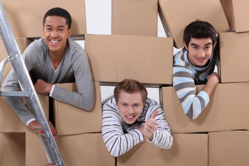 Moving day support for a Whitecity home relocation with protective equipment