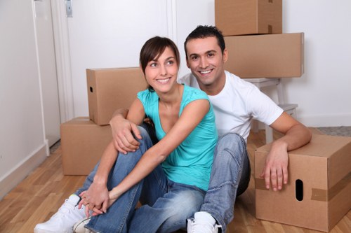 Removal van prepared for a same day move in Whitecity