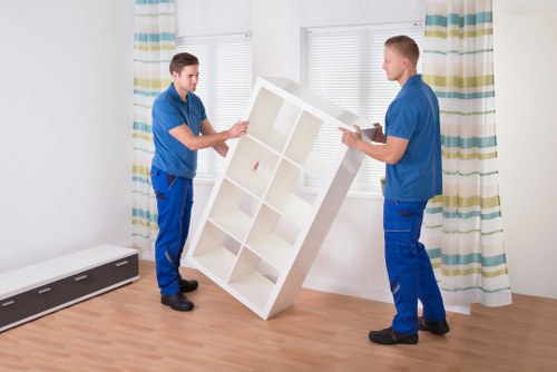 Packing and loading equipment for an office relocation in White City