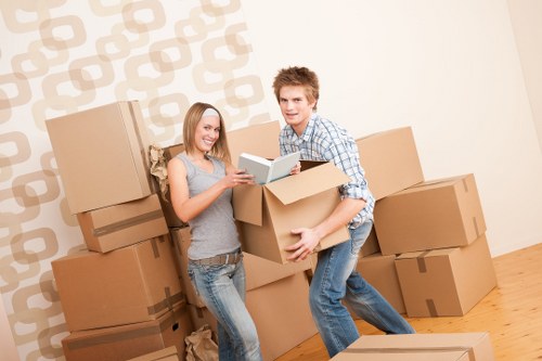 Professional team organizing urgent relocation in Whitecity